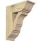 Ekena Millwork Balboa Traditional Rough Sawn Bracket w/ Offset Brace, Douglas Fir, 8"W x 20"D x 24"H BKT0806X20X24BOA01RDF - alternate 1